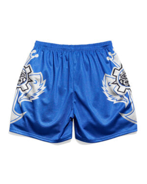 Chalk Line pays homage to Rey Mysterio with the Rey Mysterio SummerSlam 2005 Entrance Shorts WWE Design & Unique Graphic Print for Men Machine Washable Gift for Him Halloween Christmas Soft Breathable Fabric Menswear